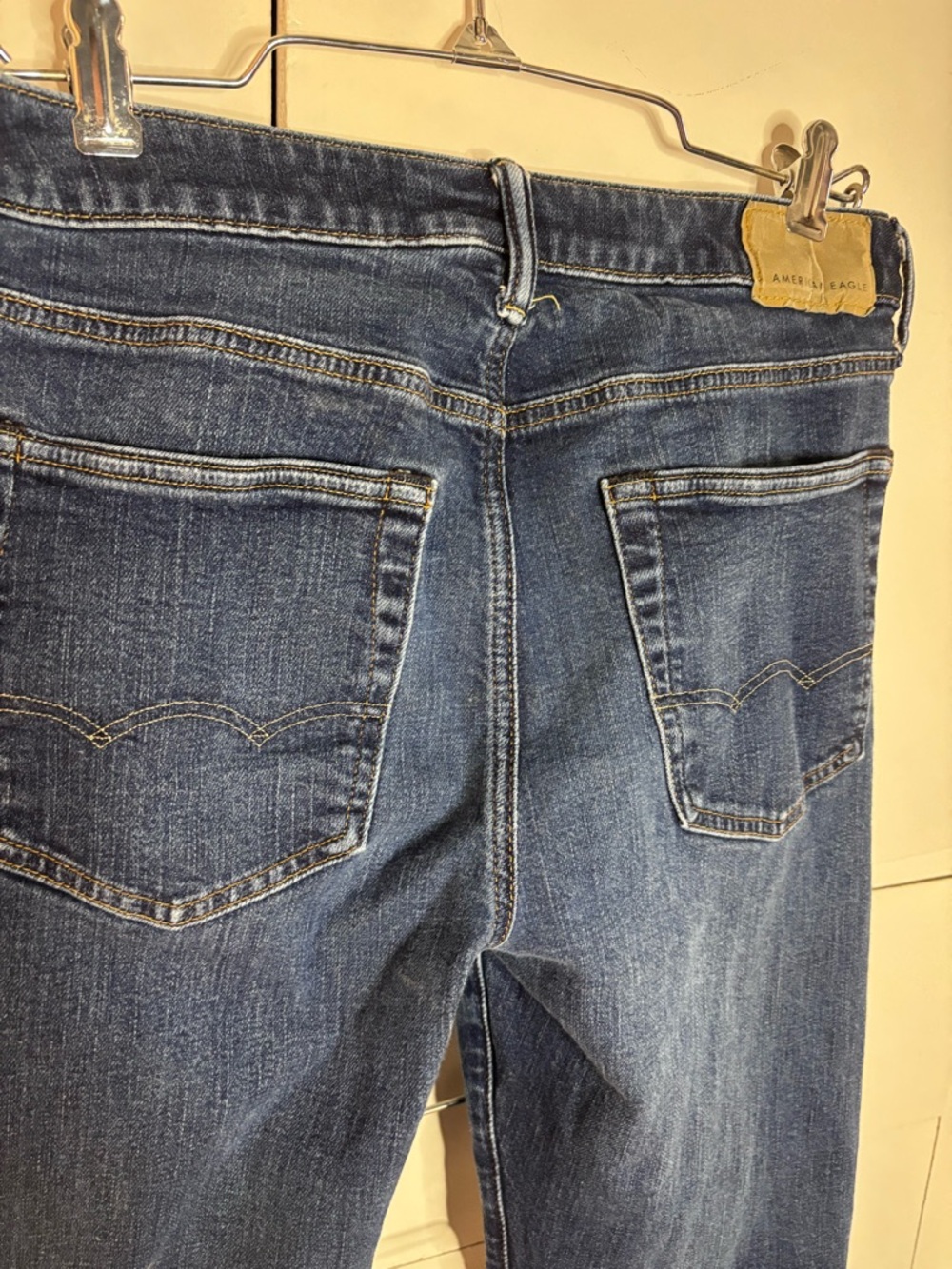 American Eagle Dark Blue Denim Jeans - Picture 7 of 7